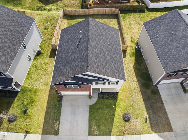 6858 Keeneland Dr, Whitsett, NC 27377 - birds eye view of property