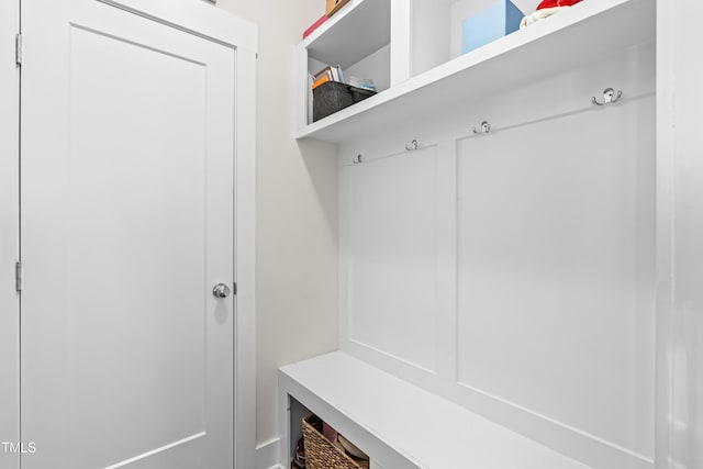 view of mudroom