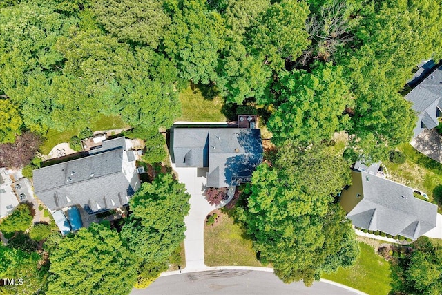 105 Wittenham Dr, Cary, NC 27519 - bird's eye view