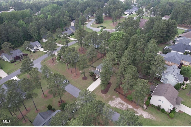 birds eye view of property featuring a residential view