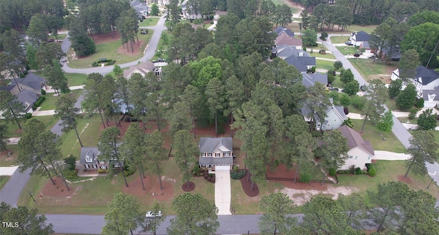 drone / aerial view featuring a residential view
