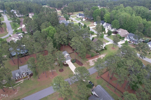 birds eye view of property featuring a residential view