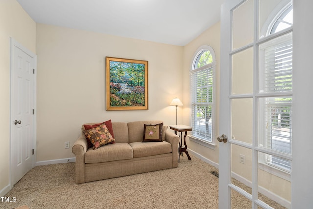 210 Presidents Walk Ln, Cary, NC 27519 - sitting room featuring carpet flooring and baseboards