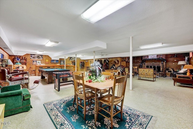 206 Kittys Ln, Erwin, NC 28339 - dining area with pool table