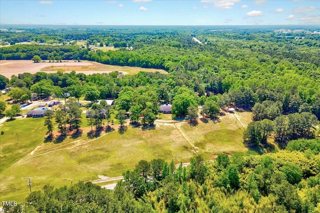 206 Kittys Ln, Erwin, NC 28339 - aerial view with a forest view