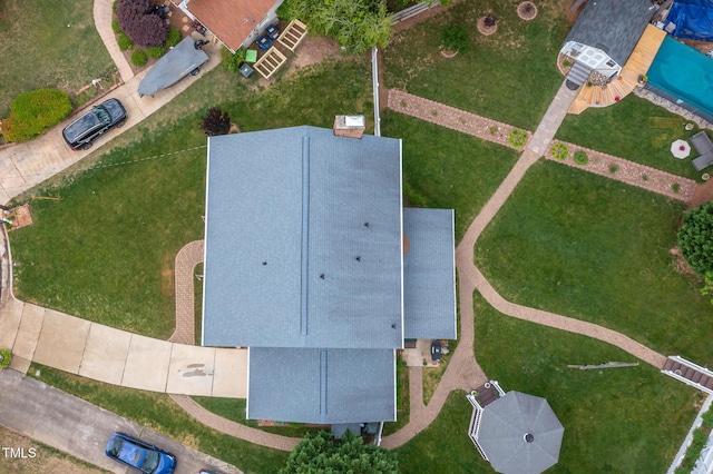 drone / aerial view