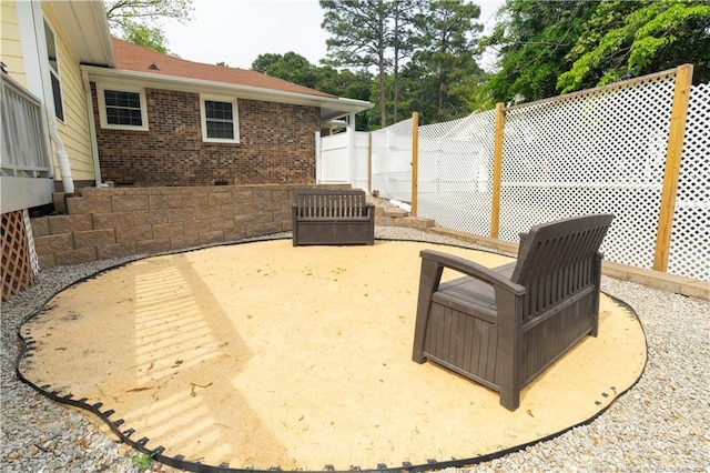 2513 Colgate Dr, Fayetteville, NC 28304 - view of patio / terrace with fence