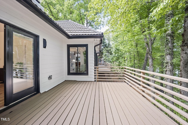 view of deck