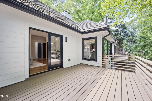 view of deck