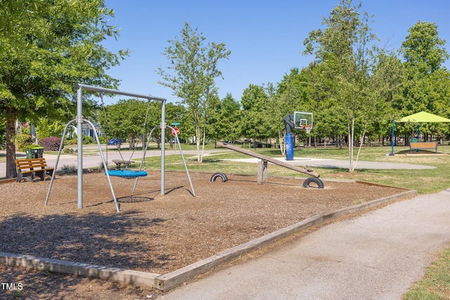 view of community playground