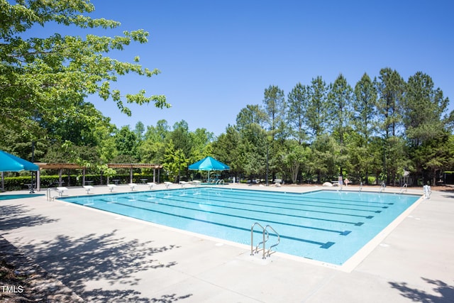view of community pool