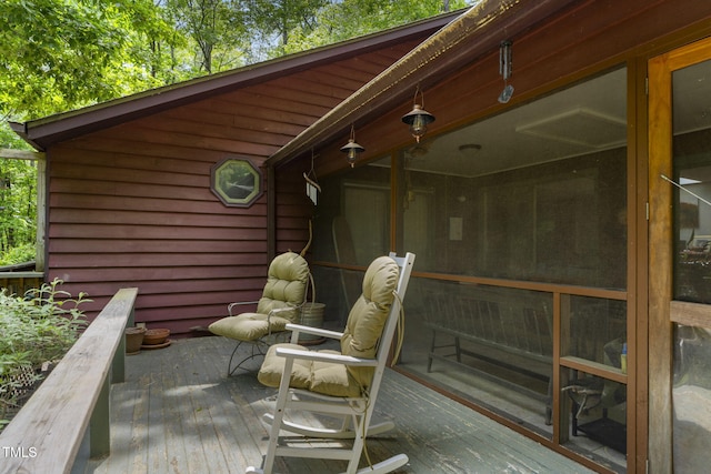 view of deck