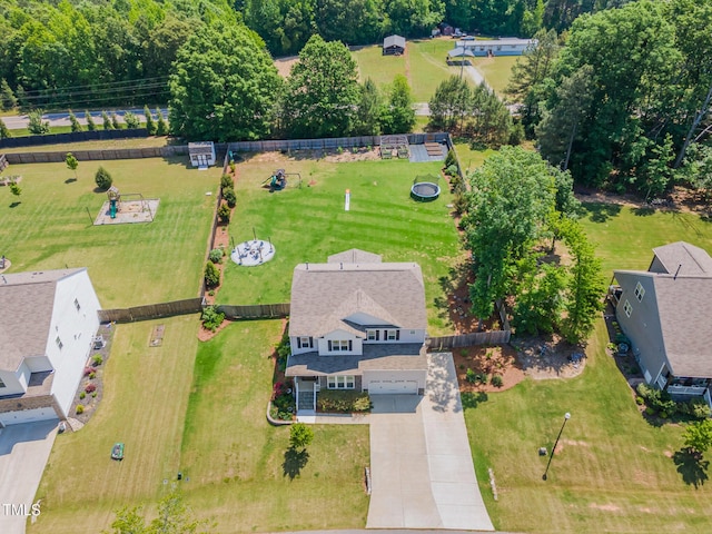 drone / aerial view