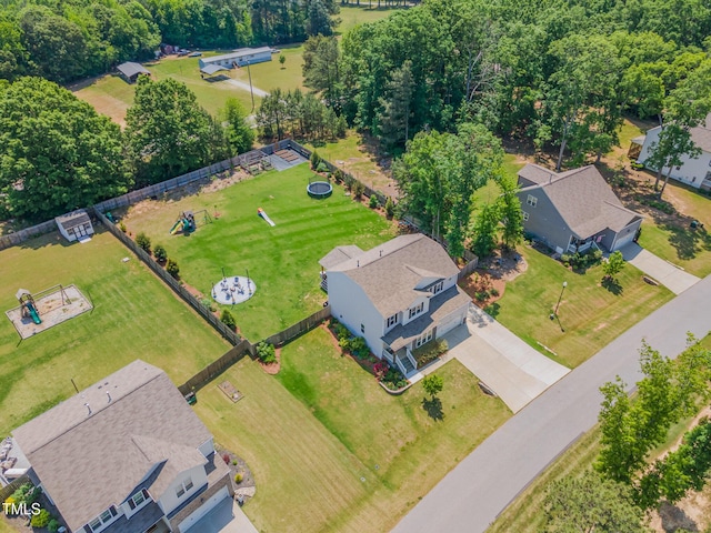 drone / aerial view