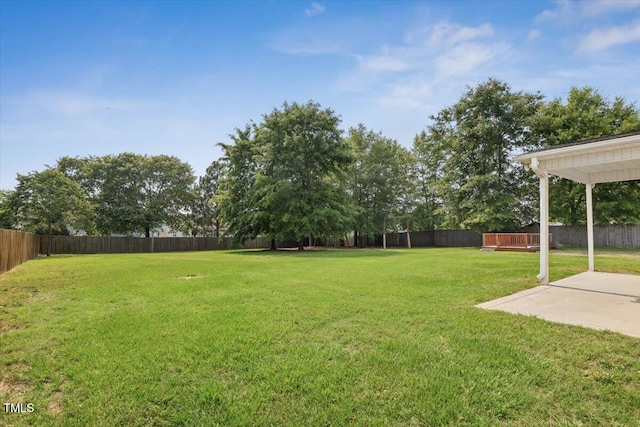 206 Wynngate Dr, Cameron, NC 28326 - view of yard with a patio area