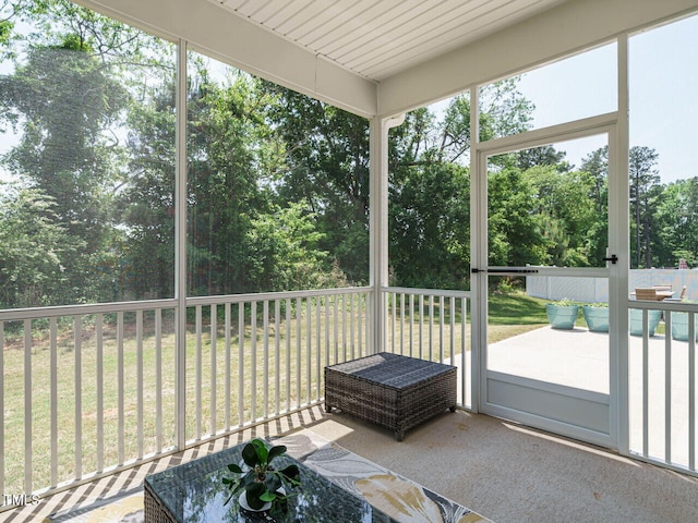 555 Whitley Ridge Dr, Clayton, NC 27527 - sunroom / solarium with view of scattered trees