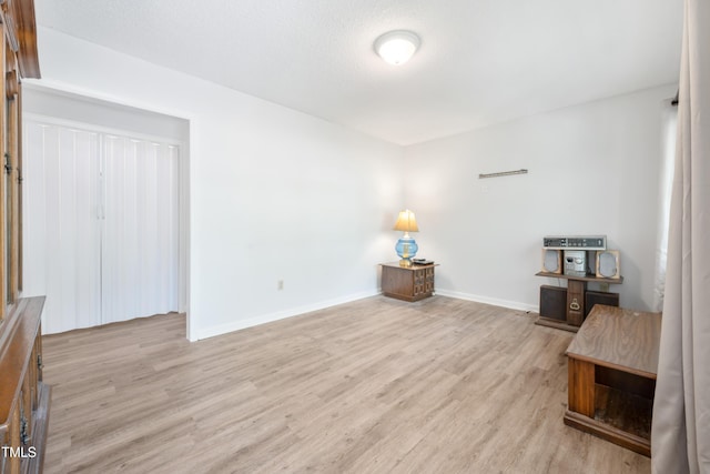 145 Mark St, Franklinton, NC 27525 - interior space featuring baseboards and light wood-style floors