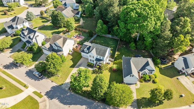612 Lakeview Ave, Wake Forest, NC 27587 - bird's eye view with a residential view