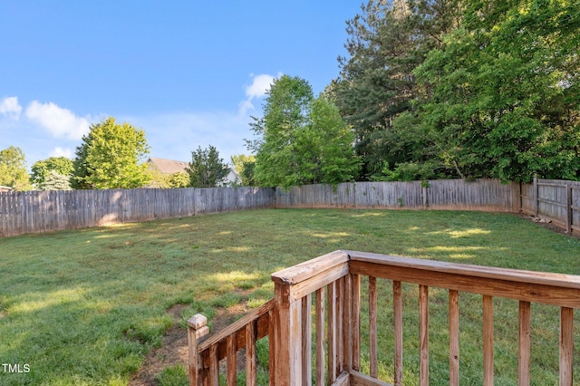612 Lakeview Ave, Wake Forest, NC 27587 - view of yard featuring a fenced backyard