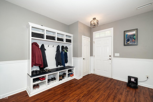 149 Cinder Cross Way, Garner, NC 27529 - mudroom featuring wood finished floors and baseboards