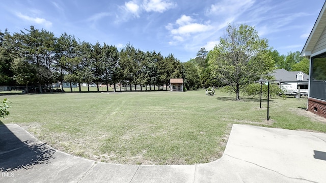 view of yard