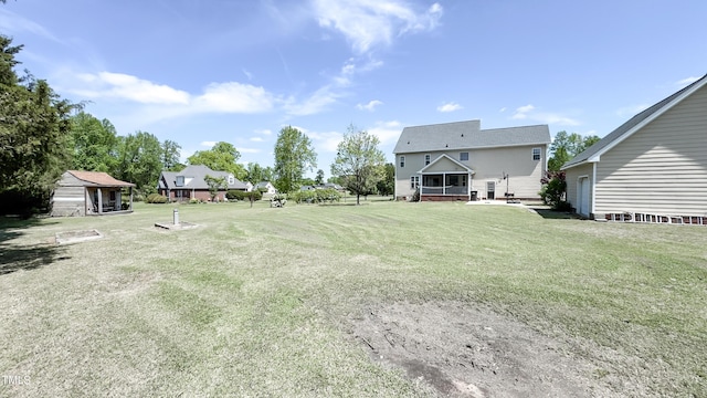 view of yard