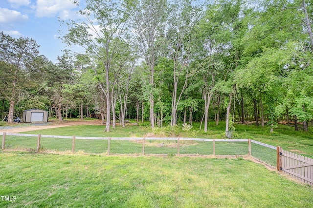 553 Isley Rd, Haw River, NC 27258 - view of yard with a garage and an outbuilding