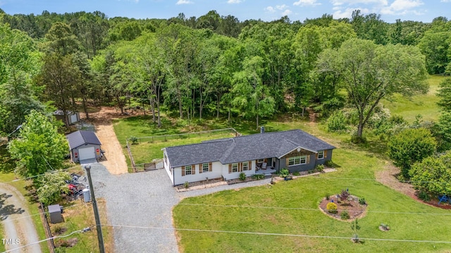 553 Isley Rd, Haw River, NC 27258 - view of subject property featuring a forest