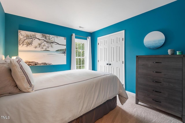 116 Dallavia Ct, Morrisville, NC 27560 - carpeted bedroom featuring visible vents, baseboards, and a closet
