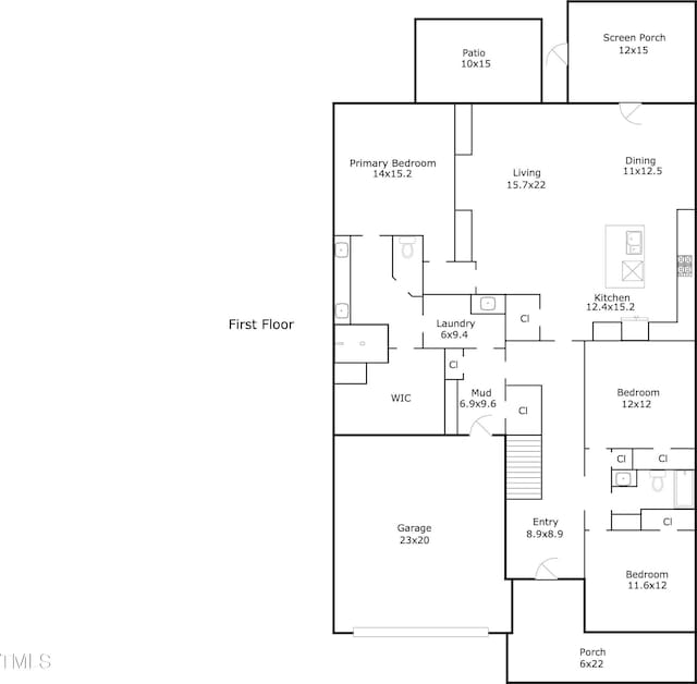 328 Boone St, Chapel Hill, NC 27516 - room layout