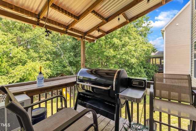 312 Grassy Point Rd, Apex, NC 27502 - view of wooden terrace