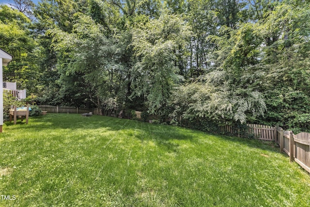 view of yard