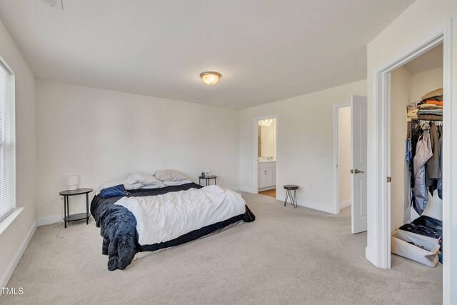 162 Channel Drop Dr, Clayton, NC 27520 - bedroom with light colored carpet, baseboards, and multiple windows