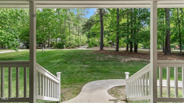 view of yard