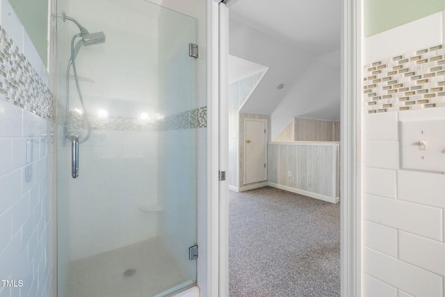 full bath featuring a stall shower