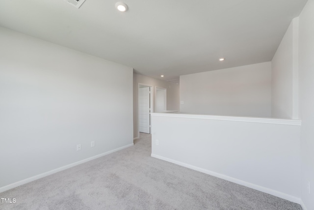 124 Landon Pl, Roxboro, NC 27573 - carpeted spare room with baseboards and recessed lighting