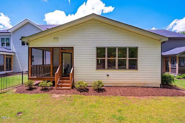 151 Monteith Dr, Chapel Hill, NC 27516 - view of front of house with a sunroom
