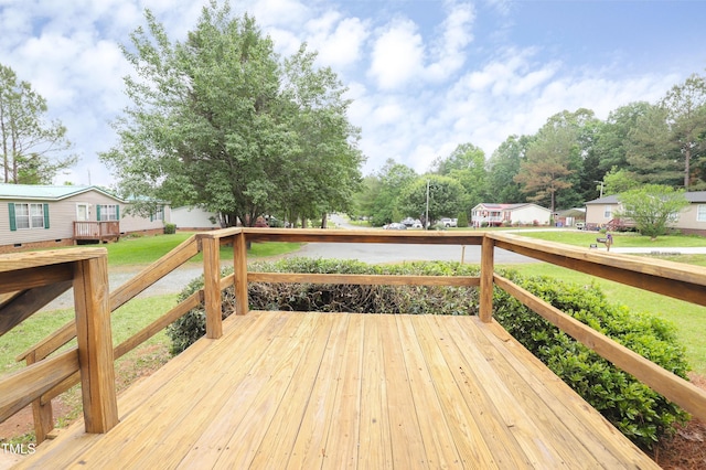 1201 Red Sunset Pl, Siler City, NC 27344 - view of wooden deck