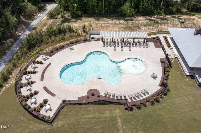 pool featuring a patio
