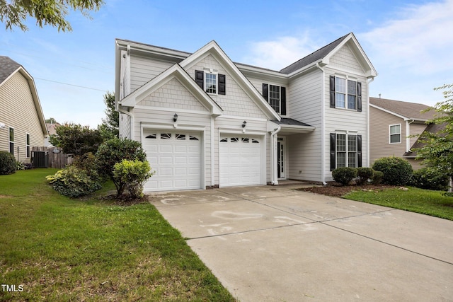 333 Trout Valley Rd, Wake Forest, NC 27587 - view of front facade with driveway and an attached garage