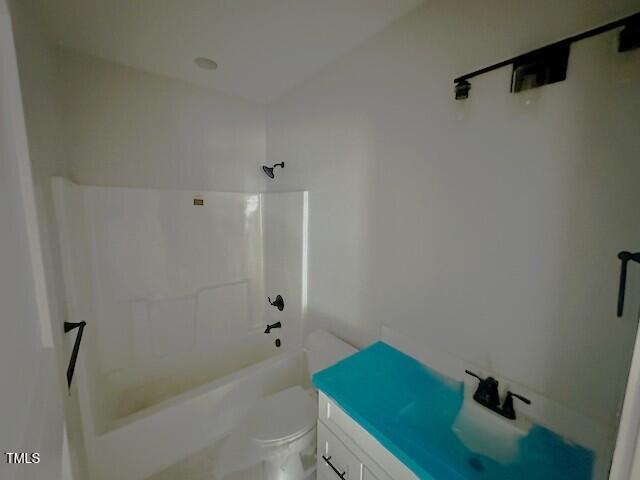297 Dry Branch Dr, Kenly, NC 27542 - bathroom with shower / tub combination and vanity