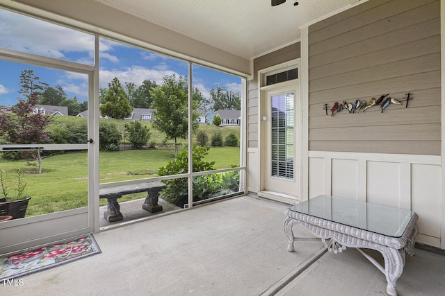624 Meadowgrass Ln, Wake Forest, NC 27587 - view of unfurnished sunroom