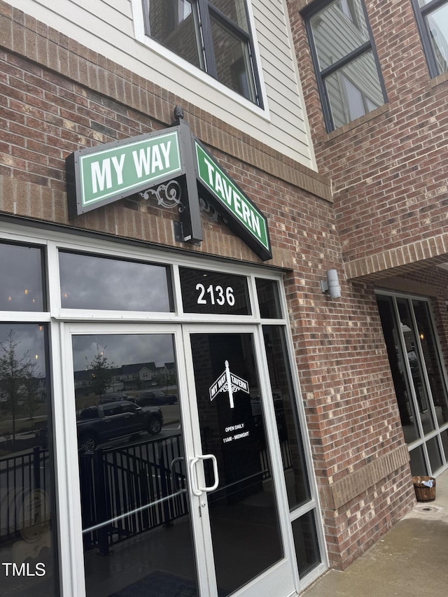 2418 Gathering Square Ct, Fuquay Varina, NC 27526 - entrance to property featuring brick siding