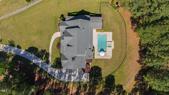 6 Castlewood Dr, Durham, NC 27713 - view from above of property