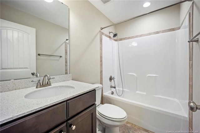 915 Carolina Ave, Fayetteville, NC 28301 - full bath featuring vanity, bathing tub / shower combination, and toilet
