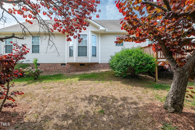 7109 Spanglers Spring Way, Raleigh, NC 27610 - exterior space featuring crawl space and a shingled roof