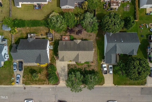 7109 Spanglers Spring Way, Raleigh, NC 27610 - aerial view featuring a residential view