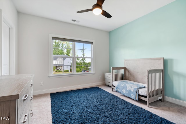 46 Waterfall Pointe, Chapel Hill, NC 27517 - bedroom featuring baseboards, carpet flooring, and visible vents