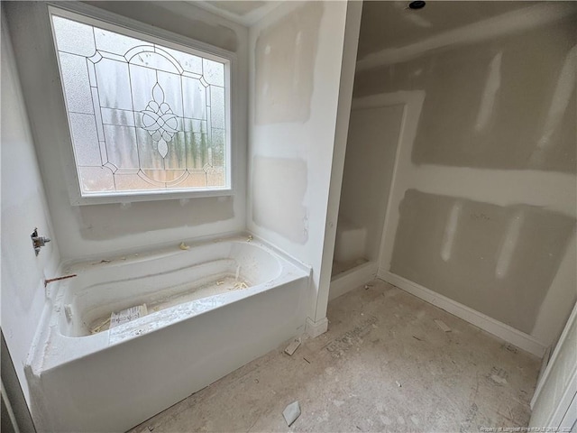 303 Hendrix B Rd, Raeford, NC 28376 - full bath with a garden tub and a shower