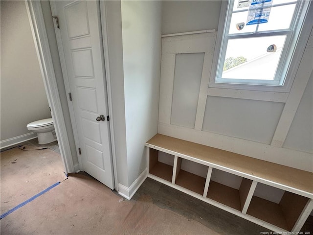 303 Hendrix B Rd, Raeford, NC 28376 - mudroom featuring baseboards